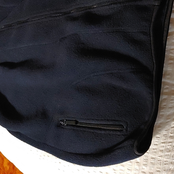 💚Men's Blue Fleece Zip Vest XL - Picture 5 of 6